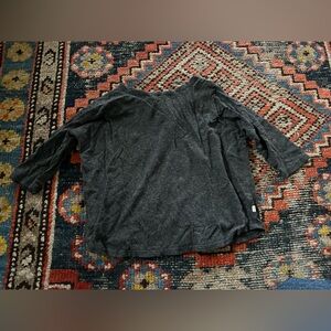 Bacabuche marled charcoal shirt, toddler / kids, 2-3 years old